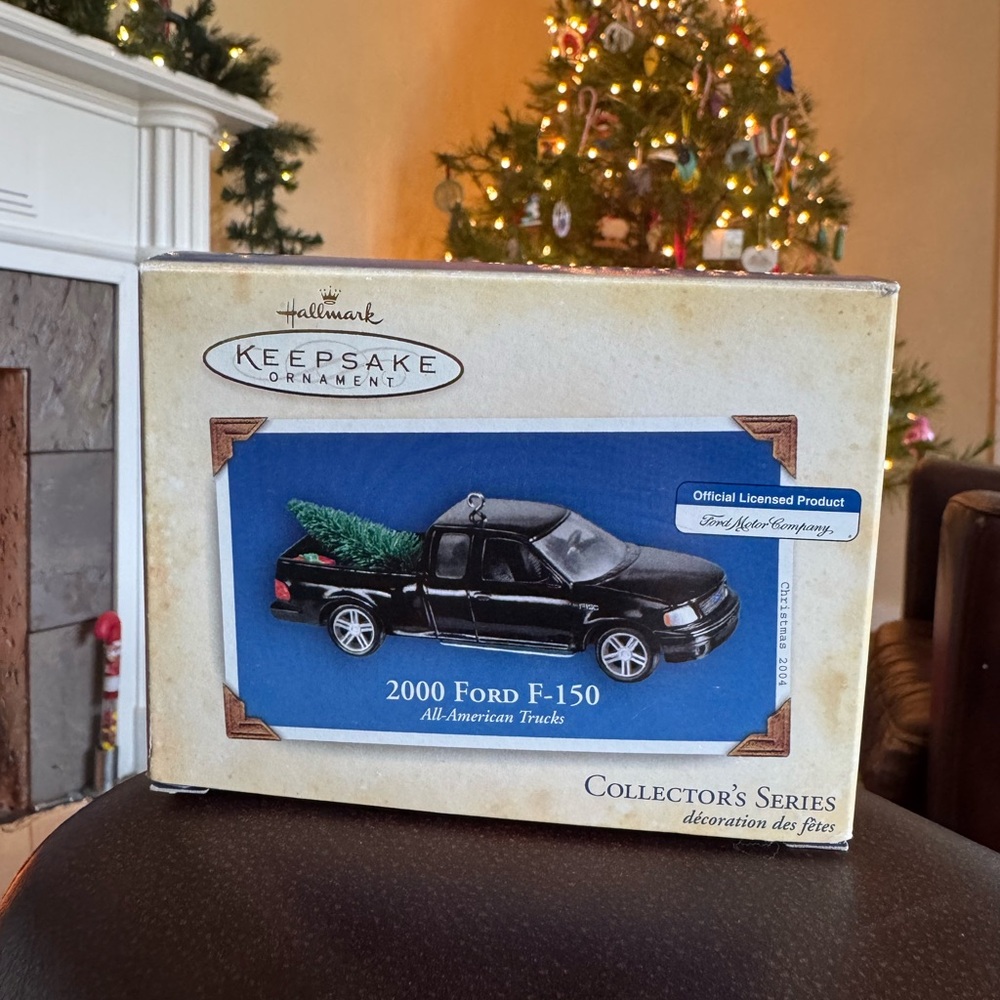 Hallmark Keepsake Ornament - Black Ford F-150 with Christmas Tree